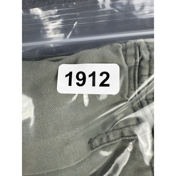 Vintage Levi's Cargo Shorts Mens 36 Olive Green Y2K Distressed Hiking Outdoors - Picture 9 of 9